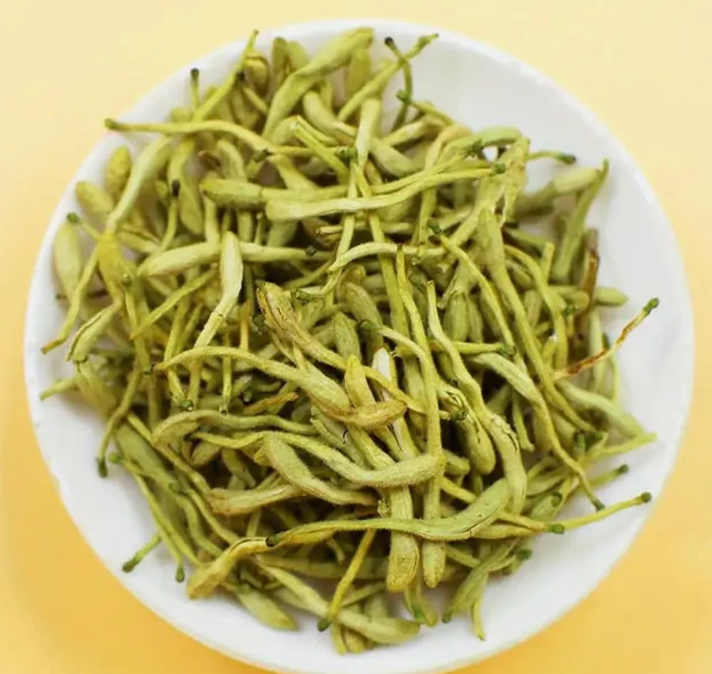 Honeysuckle Tea – Dried Lonicera Japonica Flower Tea - Naturally Caffeine-Free - Herbal